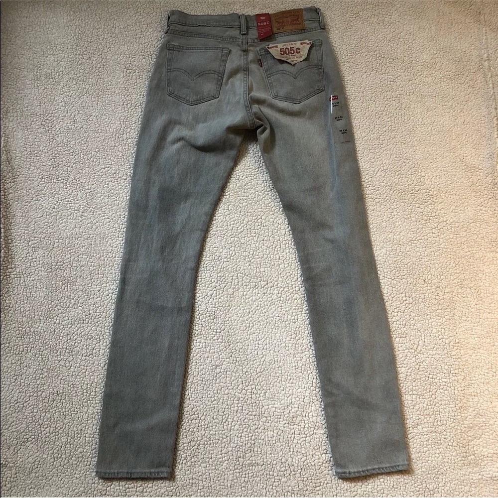 LEVI’S Women’s 505c Premium Jeans, Gray - Picture 4 of 7